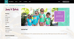 Desktop Screenshot of jumpnsplashwear.com